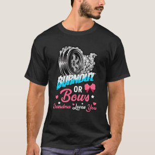 Meldung von Ausgeburten oder Bows Gender Reveal Ba T-Shirt