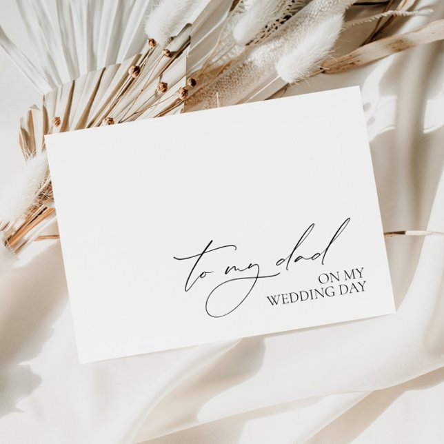 Meldungskarte "An meinem Hochzeitstag zu meinem Va (Von Creator hochgeladen)