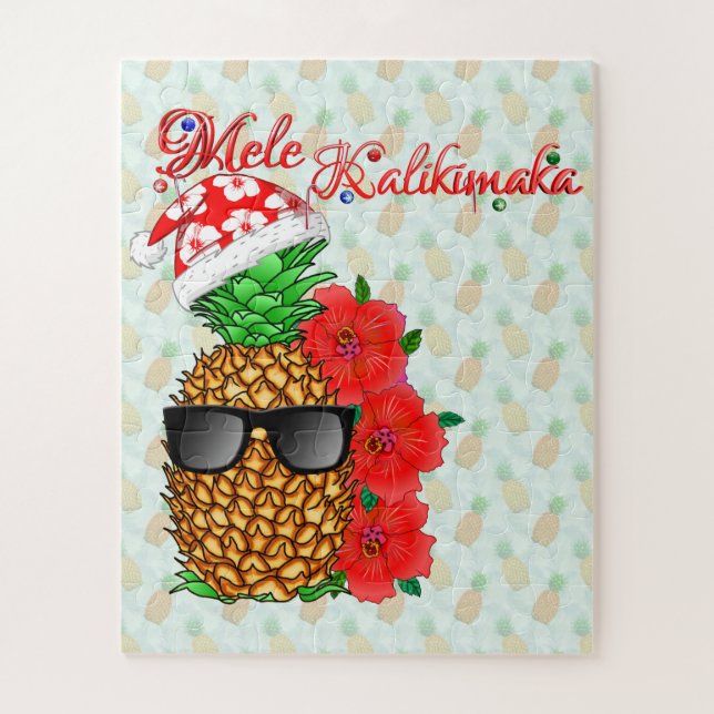 Mele Kalikimaka Ananas (Vertikal)