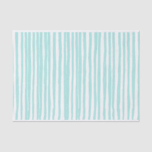 Mele Kalikimaka Chic Aquamarin Stripe Seidenpapier