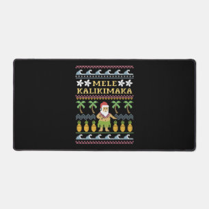Mele Kalikimaka Christmas Schreibtischunterlage