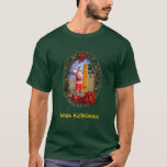 Mele Kalikimaka (customizable)  T-Shirt<br><div class="desc">"Mele Kalikimaka" means "Merry Christmas" in Hawaiian,  but feel free to edit (or delete) the text. What you see is what you get. You can always start over again by refreshing the page (or ask me for help ;-)  More items with this design:  www.zazzle.com/aura2000/hawaiian santa</div>