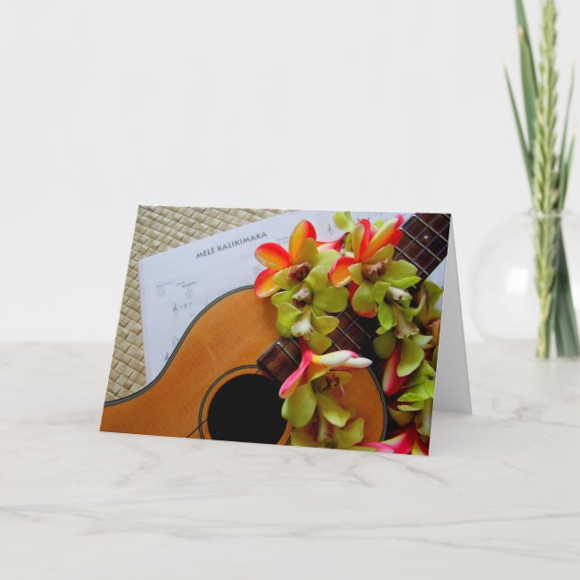 Mele Kalikimaka Feiertagskarte (Vorderseite)
