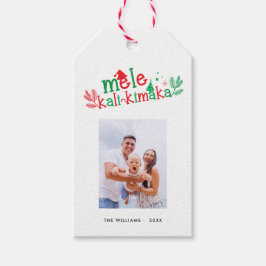 Mele Kalikimaka Foto Weihnachten Geschenkanhänger
