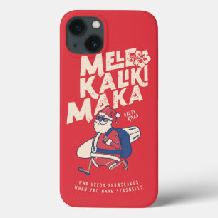 Mele Kalikimaka - Funny Santa Hawaiian Christmas Case-Mate iPhone Hülle