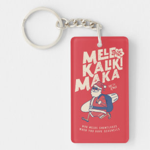 Mele Kalikimaka - Funny Santa Hawaiian Christmas Schlüsselanhänger