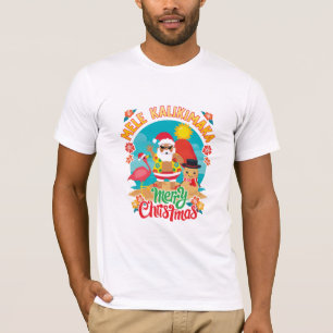 Mele Kalikimaka für ein strahlendes hawaiianisches T-Shirt