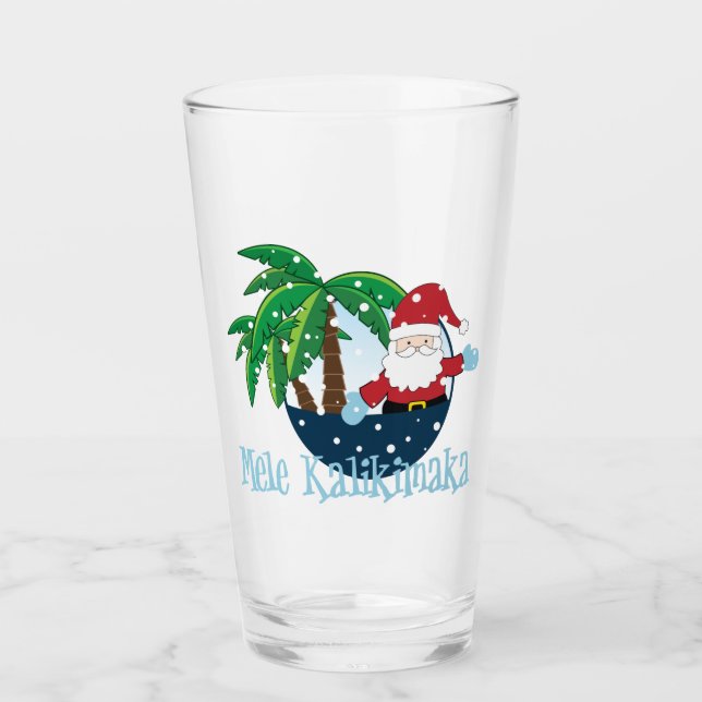 Mele Kalikimaka Glas (Vorderseite)