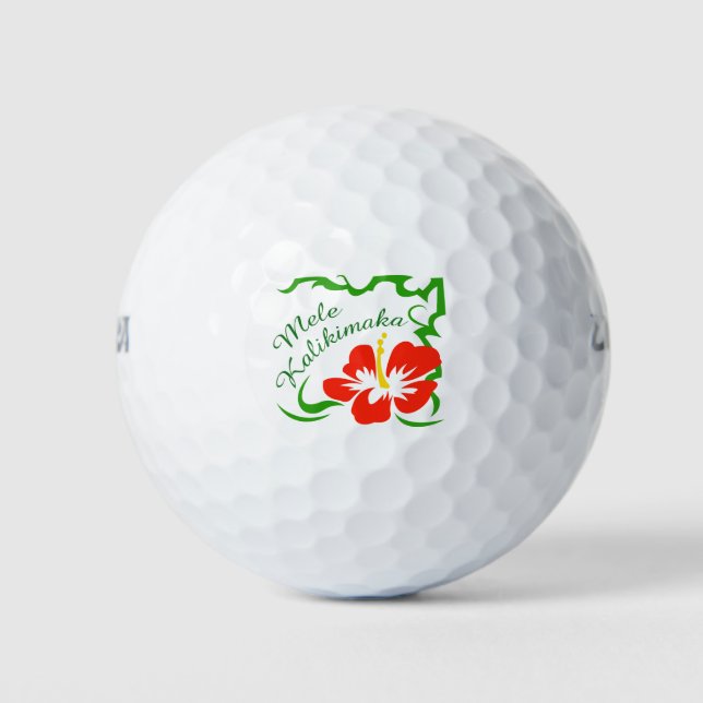 Mele Kalikimaka Golfball (Vorderseite)