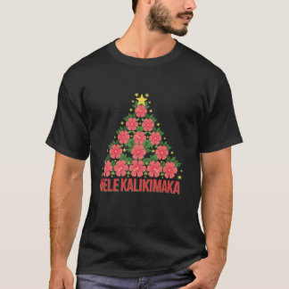Mele Kalikimaka Hawaii Santa Hawaiian Merry Christ T-Shirt