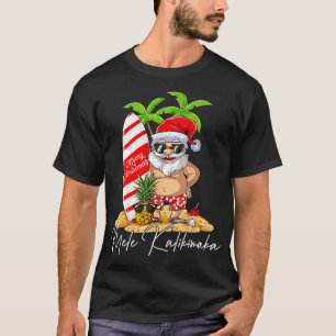 Mele Kalikimaka Hawaii Weihnachtssurfen Santa Xma T-Shirt