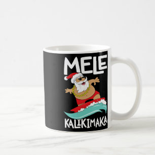 Mele Kalikimaka Hawaiian Christmas Hawaii Surfing Kaffeetasse