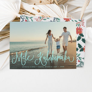 Mele Kalikimaka   Hawaiian Holiday Carte photo
