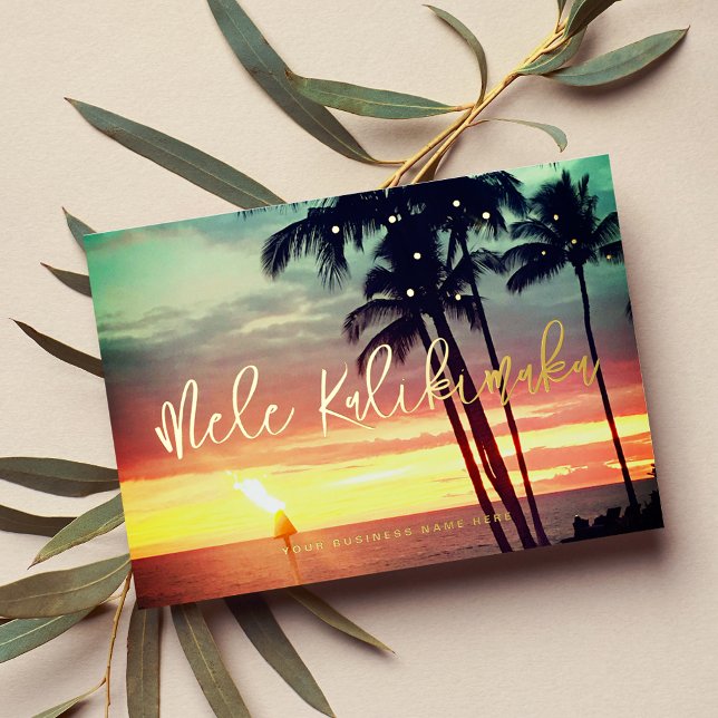 Mele Kalikimaka Hawaiian Sunset Corporate (Von Creator hochgeladen)