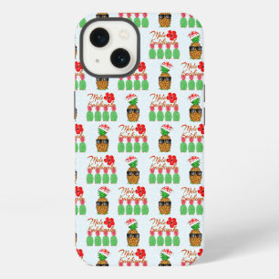 Mele Kalikimaka Hawaiianische Ananas Frohe Weihnac iPhone Hülle