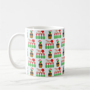 Mele Kalikimaka Hawaiianische Ananas Frohe Weihnac Kaffeetasse