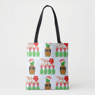 Mele Kalikimaka Hawaiianische Ananas Frohe Weihnac Tasche