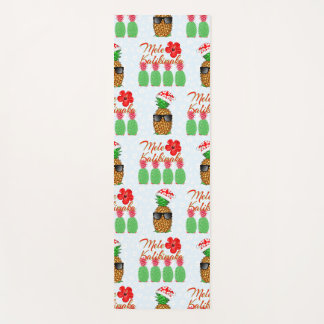 Mele Kalikimaka Hawaiianische Ananas Frohe Weihnac Yogamatte