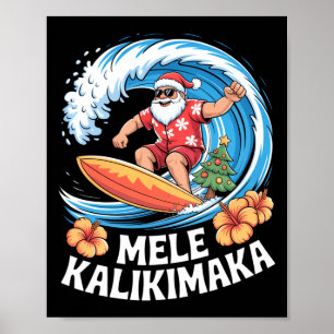 Mele Kalikimaka Hawaiianisches Weihnachten Aloha S Poster