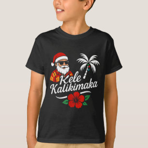 Mele Kalikimaka Hawaiianisches Weihnachten Santa H T-Shirt