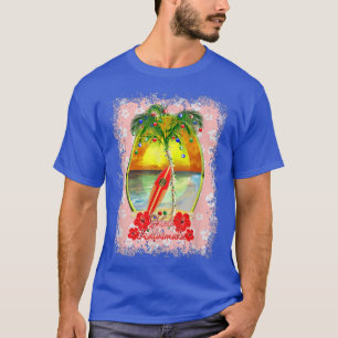 Mele Kalikimaka Hawaiianisches Weihnachtssurfen T-Shirt