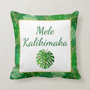 Mele Kalikimaka hawaiischer Kissen