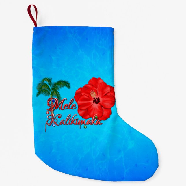 Mele Kalikimaka Kleiner Weihnachtsstrumpf (Vorderseite)