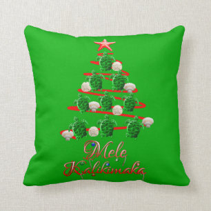 Mele Kalikimaka Meeresschildkröten Kissen