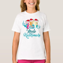 Mele Kalikimaka Mermaid Niedlich Beach Weihnachtsk