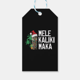 Mele Kalikimaka Merry Christmas Hawaiian Tiki T-Sh Geschenkanhänger