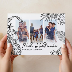 Mele Kalikimaka Moderne 3 Foto Weihnachten