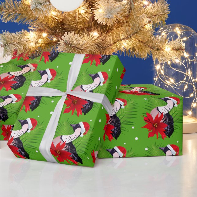 Mele Kalikimaka Nene Goose Hawaiian Christmas Bird Geschenkpapier (Feiertage)