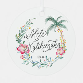 Mele Kalikimaka Personalisierte Weihnachtsdekorati Ornament Aus Metall