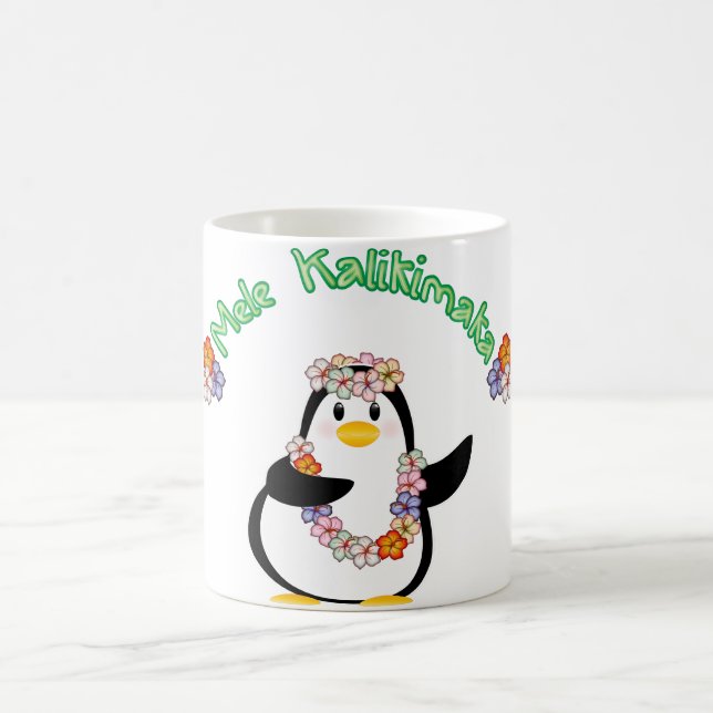 Mele Kalikimaka Pinguin Kaffeetasse (Mittel)