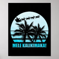 Mele Kalikimaka Retro Hawaiian Christmas Family Va
