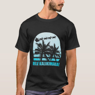Mele Kalikimaka Retro Hawaiian Christmas Family Va T-Shirt