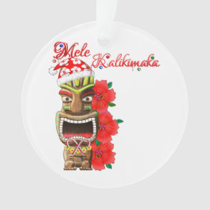 Mele Kalikimaka Sankt Tiki Ornament