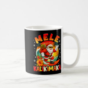 Mele Kalikimaka Santa Rock On Hawaii Weihnachten X Kaffeetasse
