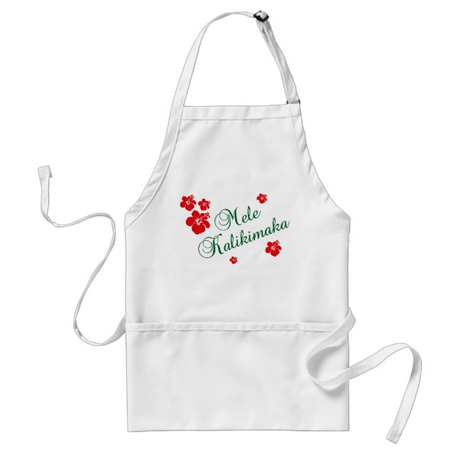 Mele Kalikimaka Schürze (Vorne)