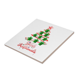 Mele Kalikimaka Sea Turtles Fliese