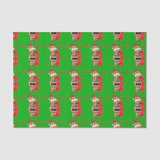 Mele Kalikimaka Seidenpapier (Vorderseite)