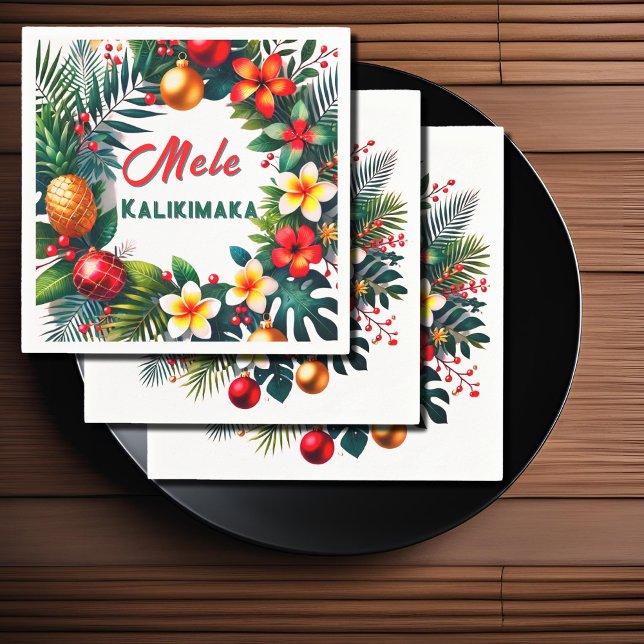 Mele Kalikimaka Serviette (Von Creator hochgeladen)