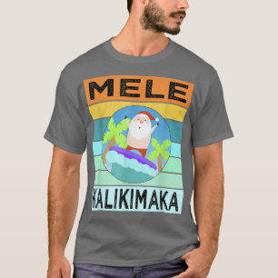 Mele Kalikimaka-Shirt Hawaiianischer Weihnachts-Sa T-Shirt