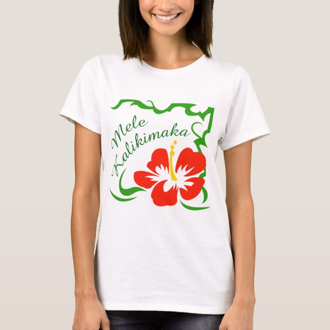 Mele Kalikimaka T-Shirt (Vorderseite)