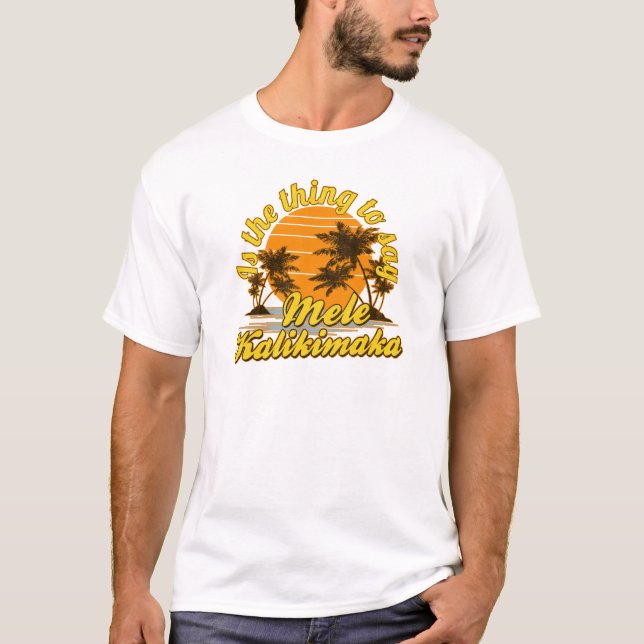 Mele Kalikimaka T-Shirt (Vorderseite)