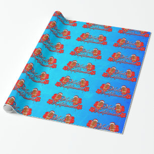 Mele Kalikimaka Tiki Geschenkpapier