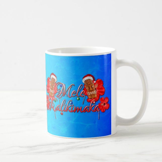 Mele Kalikimaka Tiki Kaffeetasse (Rechts)
