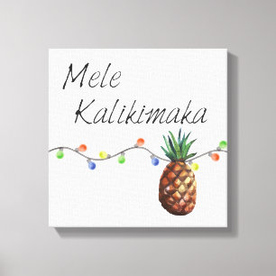 Mele Kalikimaka - toile de Noël
