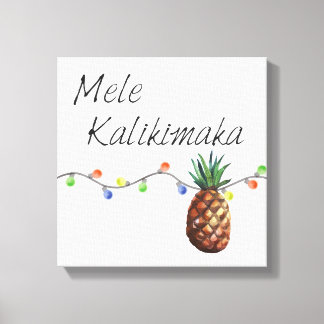 Mele Kalikimaka - toile de Noël