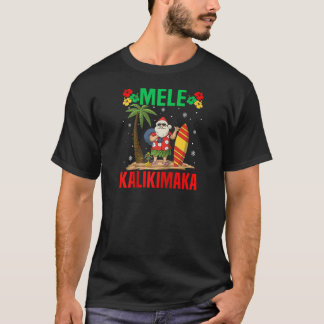 Mele Kalikimaka Tropical Christmas Hawaiian Xmas S T-Shirt